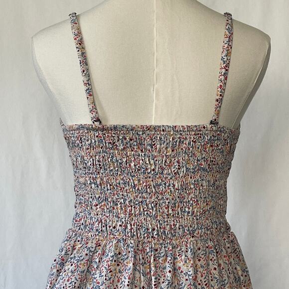 Old Navy Floral Midi Dress - Pink and White - Picture 5 of 12